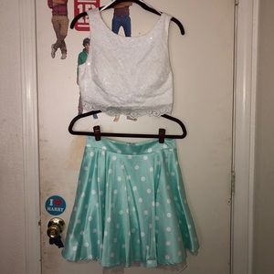 Beautiful 2 piece Prom Dress